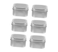 ULDIGI 6piezas Caja De Almacenamiento De Forma Para Velas Contenedor Práctico y Duradero Para Té y Plata