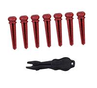 ULDIGI 7 Piezas de Clavos para Cuerdas de Madera de Cocobolo para Puente de Guitarra Accesorios para Guitarras Acústicas Y Folk