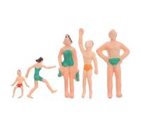 ULDIGI 75 Plástico Pintado a Mano 5 Unidades de Personas en Bikini Coloridas Adecuado para Dioramas y Escenas Creativas