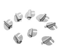 ULDIGI 8 Piezas Rolled Hem Presser Foot Stainless Steel Sewing Machine Attachment For Precise Fabric Edge Stitching And Professional Hemming