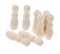 ULDIGI 8 Piezas Tiradores de Cuerda para Persianas de Ventana Pomos de Madera Resistentes para Cortinas Interiores y Exteriores Accesorios de Reemplazo Duraderos y Sencillos para