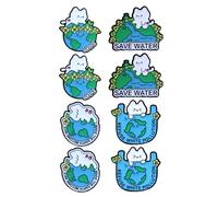 ULDIGI 8 Pines De Gatito Para Ahorrar Agua En Mochilas Bonitos Pines Decorativos De Gato Para Mochilas Suéteres Broches De Gatito Broches De Animales