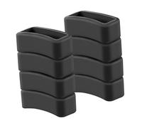 ULDIGI 8piezas Soporte De Silicona Para Correa De Reloj Retenedor De Correa Compatible Con Garmin Forerunner Diseño Antideslizante De Usar Color Negro