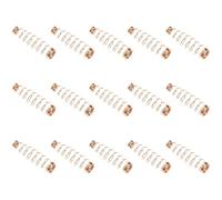 ULDIGI 90 Piezas de Muelles Helicoidales Metálicos Dorados para Piano Vertical Accesorios de Repuesto para Afinación y Reparación Cable de Cobre Dorado Juego de Resortes para