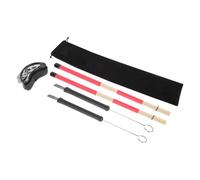 ULDIGI Accesorios para Batería Multiusos Incluye Cepillos de Bambú Cepillo Metálico Pandereta Bolsa de Almacenamiento Kit Práctico y Duradero para Percusión