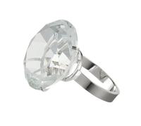 ULDIGI Adorno de Escritorio Forma de Anillo de Diamante de Cristal para Sala y Comedor Superficie Lisa y Modelado Realista Adecuado para Decorar y Regalar a Familiares y Amigos