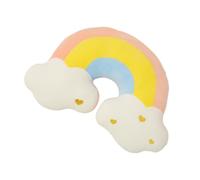 ULDIGI Almohada Decorativa de Felpa con Forma de Arcoíris y Cómoda para Sofá y Dormitorio Cojín Adorable para Adolescentes y Oficina Diseño Encantador para Cálido Familiar