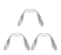 ULDIGI Almohadillas Nasales para Gafas Transparentes, 3 Piezas Integradas Tipo U en Forma de Herradura, Soporte Nasal de Plástico Antideslizante para Gafas de Sol y Ópticas, Compatibles