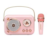 ULDIGI Altavoz Portátil de Karaoke con Micrófono Inalámbrico Ligero y Batería de 1200mah para Cumpleaños y Uso en Casa