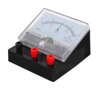 ULDIGI Amperímetro Doble Escala de Plástico Práctico y Resistente para Experimentos de Electricidad en Lecciones de Física y Educación en Casa