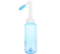 ULDIGI Botella de Enjuague Nasal Portátil 300 Ml Válvula Manual Ajustable, Kit de Irrigación Sinusal para Adultos, Herramienta para Limpieza Profunda de Senos Paranasales, Alivio