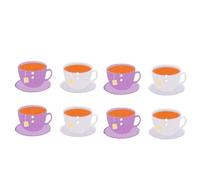 ULDIGI Botones de Madera para Coser 100 Pcs Diseño Taza de Café, Accesorios de Costura Pequeños y Ligeros para Manualidades, Cierres de Costura Creativos para Ropa, Bolsos y Decoración