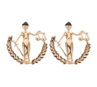 ULDIGI Broche de Solapa de Justicia para Abogados y Estudiantes de Derecho, Aleación Dorada Resistente al Desgaste y Oxidación, Diseño Vintage Balanza para Traje y Abrigo, Adecuado