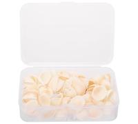 ULDIGI Caja de Conchas Naturales Blancas para Manualidades DIY Conchas Marinas Decorativas para Peceras y Decoración de Pared para Hogar 1 Caja
