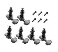 ULDIGI Calibre de Cuerda Negro para Guitarra Conjunto de Clavijas de Afinación Bloqueo para Reemplazo de Herramientas de Afinación Profesional