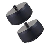 ULDIGI Cenicero De Acero Inoxidable De 2 Piezas para Restaurante De para Interiores De Escritorio para Oficina para El Hogar para Fumar De Hotel Color Negro