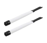 ULDIGI Cepillo para Batería Jazz Acústica y Actuaciones Par de Escobillas de Nailon Herramientas Profesionales para Caja Instrumentos Musicales