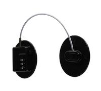 ULDIGI Cerradura Código Multifuncional para Puertas de Frigorífico y Congelador Antipellizco Sin Taladro Seguridad Infantil para Armarios y Muebles Color Negro Ovalado