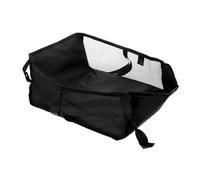 ULDIGI Cesta Cuadrada para Cochecito Ñiño, Organizador de Almacenamiento Negro 35x38 Cm, Malla Transpirable, Accesorio para Paseo y Tienda de Comestibles