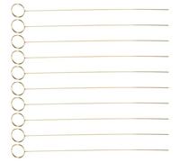ULDIGI Clips Metálicos para Tarjetas Diseño Circular y Soporte para Ramos, 40 Piezas Doradas Ideales para Fiestas y Eventos, Porta Fotos y Notas