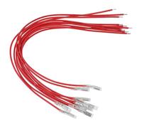 ULDIGI Conectores de Cables Eléctricos de Empalme Rápido con Funda Aislante y Cable de 2.8 Mm, 25 Cm de Longitud, 10 Terminales de Pala Enchufables para Intervención y Conexión