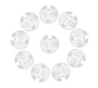 ULDIGI Conectores De Cadena Transparentes para Persianas Enrollables y Verticales, Fijador De Plástico para Cortinas De Ventana, Tope Ajustable y Repuesto, 20 Piezas para Uso Doméstico y Oficina