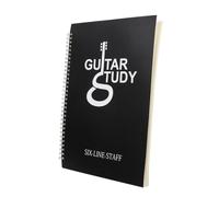 ULDIGI Cuaderno De Notación Musical A4 Espiral Para Guitarra Libro De Partituras De Música Portátil Cuaderno De Notas Para Principiantes Rejillas De Acordes Libro De Música De Plástico Durable