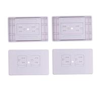 ULDIGI Cubiertas Protectoras Para Enchufes Eléctricos Infantiles 4 Piezas Para Bebés, Seguridad Antideslizante Cierre Automático, Material Seguro Para Hogar y Habitación De Niños