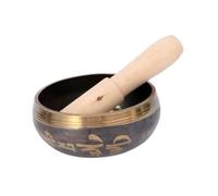 ULDIGI Cuenco Budista Para Meditación y Yoga Tibetano Con De Madera Diseño Creativo Para Sesiones De Relajación Casa o Estudio De Meditación