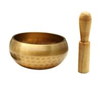 ULDIGI Cuenco Tibetano de Sonido de Cuenco Budista para Meditación de Yoga Mazo de Madera para Prácticas Espirituales y Relajación