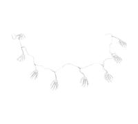 ULDIGI Decoración de Halloween con Manos Esqueleto Unidas Colgante Ligero y Realista para Pared Terrorífico Casas y Salas de Escape Accesorio Espeluznante para Fiestas