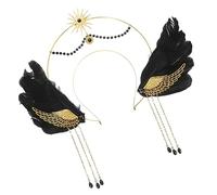 ULDIGI Diadema Pluma De Alas De Ángel Para Mujeres Accesorio De Fiesta y Cosplay Gótica Diseño Elegante Para Eventos y Celebraciones