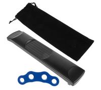ULDIGI Entrenador de Guitarra para Principiantes Portátil con Diapasón de 6 Trastes Expansor de Dedos Azul Medio Curvado Herramienta de Práctica de Escalas y Acordes para Viajes y