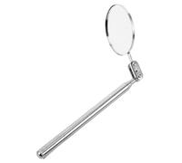 ULDIGI Espejo de Inspección Telescópico Mecánico con Mango Extensible Espejo Redondo de 50 Mm Flexible para Inspección de Chasis y Tuberías para Uso Automotriz Industrial