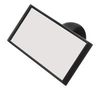 ULDIGI Espejo y para Ventosa Plástico Coche Retrovisor Giratoria Negro, Ajuste de Ángulo Fácil Campo de Visión Amplio para Conducción