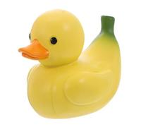 ULDIGI Estatua de Resina Pato Banana Divertida Decoración para Escritorio y Salpicadero Figura de Frutas y Animales para Hogar y Oficina