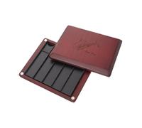 ULDIGI Estuche Capacidad y de Cañas Saxofón Clarinete de para Madera Golpes Rojo, Resistente en al Agua para 10 Cañas, Adecuado para Ensayos Casa y Conciertos al Aire Libre