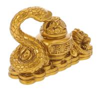 ULDIGI Figurilla de Serpiente Realista para Año Chino Estatua Decorativa Tradicional para Estantería Gabinete o Jardín Adorno Versátil y Resistente para Festival de Primavera