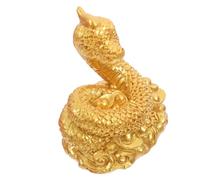 ULDIGI Figurilla Serpiente Pequeña de Resina Decoración Doméstica y Oficina Escultura Realista para Estantería Modelo Miniatura para Jardín y Bonsái Arte Chino Decorativo