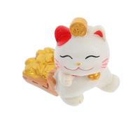 ULDIGI Figurita de Gato Japonés Maneki Neko y Detallada Decoración de Escritorio para Hogar y Oficina Símbolo de Suerte y Prosperidad Diseño Adorable para Amantes de Gatos