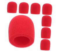 ULDIGI Fundas de Espuma Rojas Mejora la Calidad de Sonido 8 para Micrófono de Mano Protección contra Viento y Spray para Ktv y Transmisión