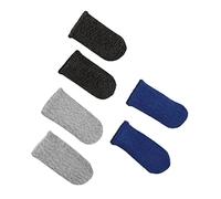 ULDIGI Fundas para Dedos para Juegos Móviles para Gamers, Antitranspirantes, Material De Fibra De, Talla Única, Paquete De 12 Piezas Colores, y, Compatible Pantallas Táctiles