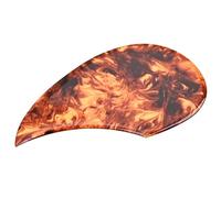 ULDIGI Golpeador de Guitarra Acústica Tipo Grande de Pvc Amarillo, Placa Protectora Antirayaduras Autoadhesiva, Accesorio Resistente para Protección y Decoración de Guitarra Clásica