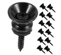 ULDIGI Juego de 20 Pasadores de de Guitarra Hebilla de de Metal Tornillo de Junta para Botón de Correa de Guitarra Correas de bajo Clavija para Suministros de