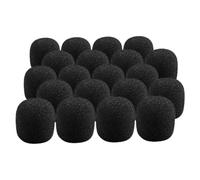ULDIGI Juego de 20 Protectores de Viento para Micrófono de Solapa Miniprotectores de Viento para Micrófonos de Solapa Protectores de Viento para Micrófonos de Mano Protección contra Manchas Y Polvo
