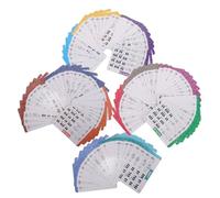 ULDIGI Juego de tarjetas de acordes de piano para principiantes, cartas de estudio en papel con diagramas claros, herramienta portátil para práctica flexible y guía para profesores de música