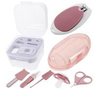 ULDIGI Kit de Cortaúñas para Ñiño Tijeras Pequeñas y Lima, Set Completo para Manicura y Pedicura en Recién Nacidos, Apto para Uso en Casa y Hospital