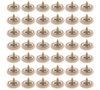 ULDIGI Kit de Remaches de Tela y Hierro Fijación Fuerte y Rápida Instalación 50 Piezas Beige para Reparar el del Techo Interior del Coche para Reparación de Coches