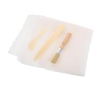 ULDIGI Kit para Encuadernación de Libros Tela para Restauración, Plegador de Hueso y Cepillo, Set de Reparación para Manualidades y Conservación de Libros Antiguos, Color Color Aleatorio