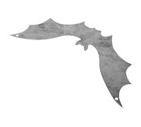 ULDIGI Letrero de Jardín de Halloween Lantero de Murciélago Realista de Metal Decoración de Jardín para Fiesta de Halloween Adorno de Murciélago para Exteriores